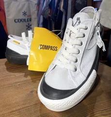 MP287) FR2 COMPASS ローカット スニーカー 27cm 中古 古着 現状品 / コンパス キャンバス地 メンズのサムネイル