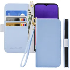 【在庫処分】対応 Samsung Galaxy A23 5G ケース 手帳型 ギャラクシー A23 5G SC-56C SCG18 用 カバー 人気おしゃれ財布型カード収納 携帯ケース ライチ柄高質PUレザー 良い触り心地 ケース サイドマグネット式 ス