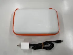 コンパクト Nintendo ニンテンドー New 2DS LL オレンジ ホワイト JAN-001 　ケース、充電器付き  管理番号A041702