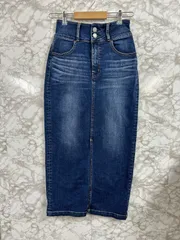 AZUL BY MOUSSY アズールバイマウジー ハイウエストスカート デニムスカート ブルー◆Size M