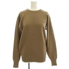 ラルフローレン RALPH LAUREN ニット ウール セーター 長袖 L ベージュ 4402024 /☆G