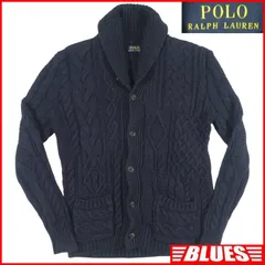 POLO RALPH LAUREN ポロラルフローレンカーディガン S 紺 ネイビー セーター ニット メンズ ニット_セーターサイズS一覧←SEULB屋着古← TY4481