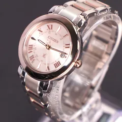 【稼働極美品】citizen xC　 hikari collection エコ・ドライブ電波時計 Titania Happy Flight ES9444-50A　付属品有