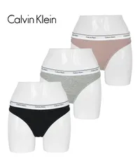 新品 未使用 並行輸入 Calvin Klein カルバンクライン 下着 【3枚セット】Balance THONG 3PK レディース Tバック 518994【メール便】 マルチセット