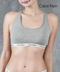 新品 未使用 並行輸入 Calvin Klein カルバンクライン 下着 Carousel LIGHTLY LINED BRALETTE レディース ブラ 518996【メール便】 グレー