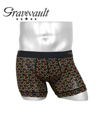 新品 未使用 Gravevault グレイブボールト 下着 【SALE】グレイブお買い得シリーズ2 メンズ ショート ボクサーパンツ 519065 Monogramレインボーのサムネイル