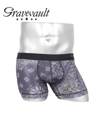 新品 未使用 Gravevault グレイブボールト 下着 【SALE】グレイブお買い得シリーズ3 メンズ ショート ボクサーパンツ 519066 MASKクロッカスのサムネイル