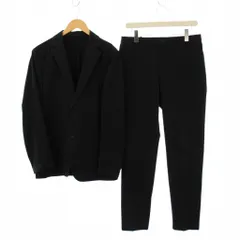 ユナイテッドアローズ UNITED ARROWS シングルスーツ テーラードジャケット パンツ スラックス L 黒 1121-110-2826 /KH