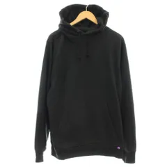 ノースフェイス パープルレーベル THE NORTH FACE PURPLE LABEL ナナミカ nanamica フィールド パーカー スウェット プルオーバー L 黒 ブラック NT6351N /☆G