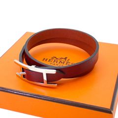 HERMÈS エルメス✥マルジェラ期 プールトゥール バングル アリゲーター