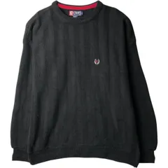 古着 90年代 ラルフローレン Ralph Lauren CHAPS チャップス ヘリンボーン コットンニットセーター USA製 メンズL相当/eaa637286