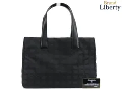 【未使用】シャネル CHANEL ニュートラベルライン トートMM トートバッグ ショルダーバッグ ブラック ナイロン レザー A15991