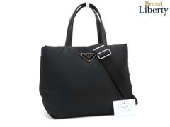 未使用 プラダ  モノクローム サフィアーノ ラックス  ショルダーバッグ ポシェット   セカンドバッグ ブラック 1BH036 PRADA（プラダ） 未使用 モノクローム サフィアーノ ラックス