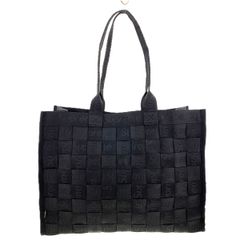 supreme woven large tote トートバッグ 黒 - メルカリ