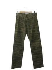 ジョンブル JOHNBULL ミリタリー ワークパンツ カーゴパンツ プリント 迷彩 カーキ M 
