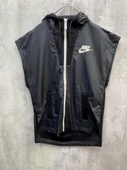 NIKE ナイキ フード付き ハイパーメッシュ ウィメンズ ベスト sizeS/ブラック ■◇ レディース