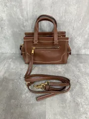 MARC JACOBS マークジェイコブス 2WAY ショルダー レザー ミニクルーザー ハンド バッグ 茶 ■■◎レディース