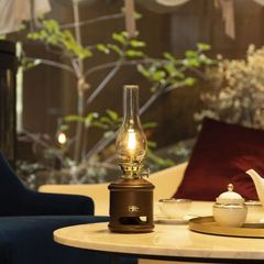 美品 Aladdin LEDランタンスピーカー 100周年ケース付 - メルカリ