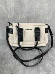 Calvin Klein カルバンクライン 2way ハンド バッグ size-/黒ｘベージュ ■■ レディースのサムネイル