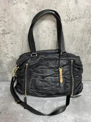 COLE HAAN コールハーン シャーリング レザー ハンド バッグ size-/黒 ■■ レディース