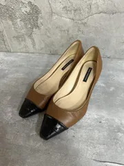 FABIO RUSCONI ファビオルスコーニ コンビ パンプス size23?/茶 ■■ レディース