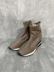 NOUBEL VOUG Relax ヌーベルヴォーグ リラックス 厚底 スウェード ストレッチ スニーカー ブーツ size23cm /グレージュ ◆■ レディースのサムネイル