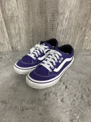 VANS バンズ 定番デザイン ローカット スニーカー size23.5/紫 ■■ レディース