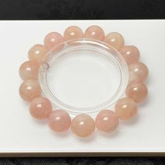 極美アイスタイプ✨濃厚チェリーピンク インカローズ ブレス 7mm 1271 