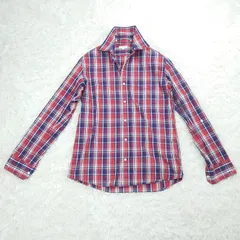 MACKINTOSH LONDON   マッキントッシュロンドン    チェックシャツ   バンドカラー    2WAY    サイズ38のサムネイル