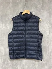 UNIQLO ユニクロ ウルトラライトダウン ベスト sizeL/紺 ◆■ メンズ