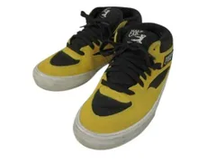 バンズ VANS SKATE HALF CAB スケートハーフキャブ ブルースリー イエロー ブラック 黄色 黒 26cm スニーカー 靴