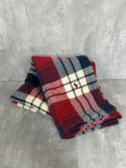 Ralph Lauren ラルフローレン マルチブランケット ブランケット sizeF/赤 紺 ◆■◎レディースのサムネイル