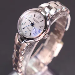 【稼働極美品】シチズンEXCEED 　チタンブレス　ES8040-54A  エコ・ドライブ電波時計　社名刻印有