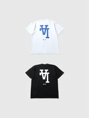 NEW ERA ニューエラ Tシャツ 半袖 ロサンゼルス・ドジャース アップサイド ダウン Upside Down 綿 100% LA 逆ロゴ 14856706 14856707