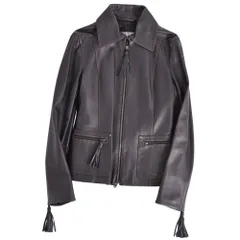 マックスマーラ Max Mara ジャケット レザージャケット ラムレザー ジッのサムネイル