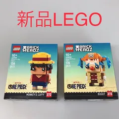 正規品 新品未開封 LEGO レゴ BRICKHEADS　ブリックヘッズ 40799　40800 2個　まとめ売り DB-272-Y ※Netflix　ネットフリックス　ONE PIECE　ワンピース 372