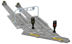 新品 プラレール J-24 車両基地 (直線レール(グレー)2本・車止め(グレー)2個付)
