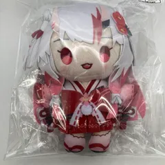 【中古品】 ホロライブ 百鬼あやめ 誕生日記念2024 ぬいぐるみキーホルダー 巫女衣装ver. 【053-260417-ky -50-fuz】