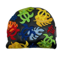 中古 スコッティキャメロン SCOTTY CAMERON パターカバー  黒 ブラック Himawari Lucky Honu ミッドラウンド