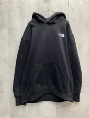 THE NORTH FACE ザノースフェイス スクエアロゴフーディ Square Logo Hoodie プルオーバー パーカー sizeL/黒 ■◇◎レディース