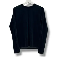 MICA&DEAL マイカアンドディール sheer velour Tee シアー ベロア ロングスリーブ Tシャツ 黒 ブラック フリーサイズ レディース 秋 冬 ゴーゴー古着久喜倉庫店 2 No.1629のサムネイル