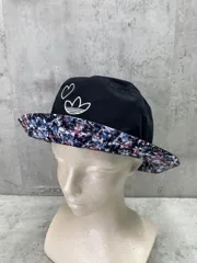 adidas アディダス 裏花柄 バケット ハット sizeOSFM(59cm)/黒 ■■ メンズ