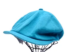 新品 LACOSTE ラコステ ロゴ ワッペン ハンチング キャップ size58cm/エメラルドグリーン ■■ メンズ