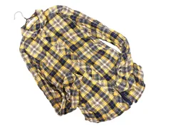 Brahmin ブラーミン チェック シャツ size38/黄 ■◇ レディース