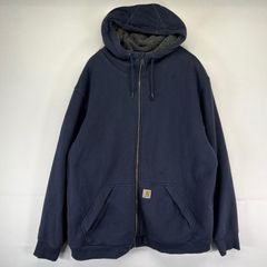 美品 カーハート ジップパーカー ネイビー S 2044 - メルカリ