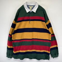90s-00s L.L.Bean 長袖 ラガーシャツ マルチボーダー 常田大希 - メルカリ