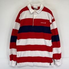 70's~ adidas VENTEX フランス製 ラガーシャツ ボーダー - メルカリ