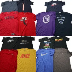 古着卸 まとめ売り NIKE ナイキ Tシャツ 15枚セット ( メンズ L ) プロチーム MLB NFL レッドソックス 中古 古着 NE4313