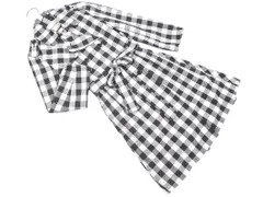 Banner Barrett バナーバレット チェック トレンチ コート size36/黒ｘ白 ■◇ レディースのサムネイル