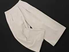 HUMAN WOMAN ヒューマンウーマン タック ワイド パンツ sizeM/ライトベージュ ■◇ レディース